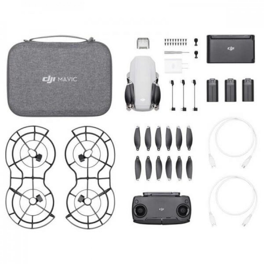 Квадрокоптер DJI Mavic Mini Fly More Combo, white