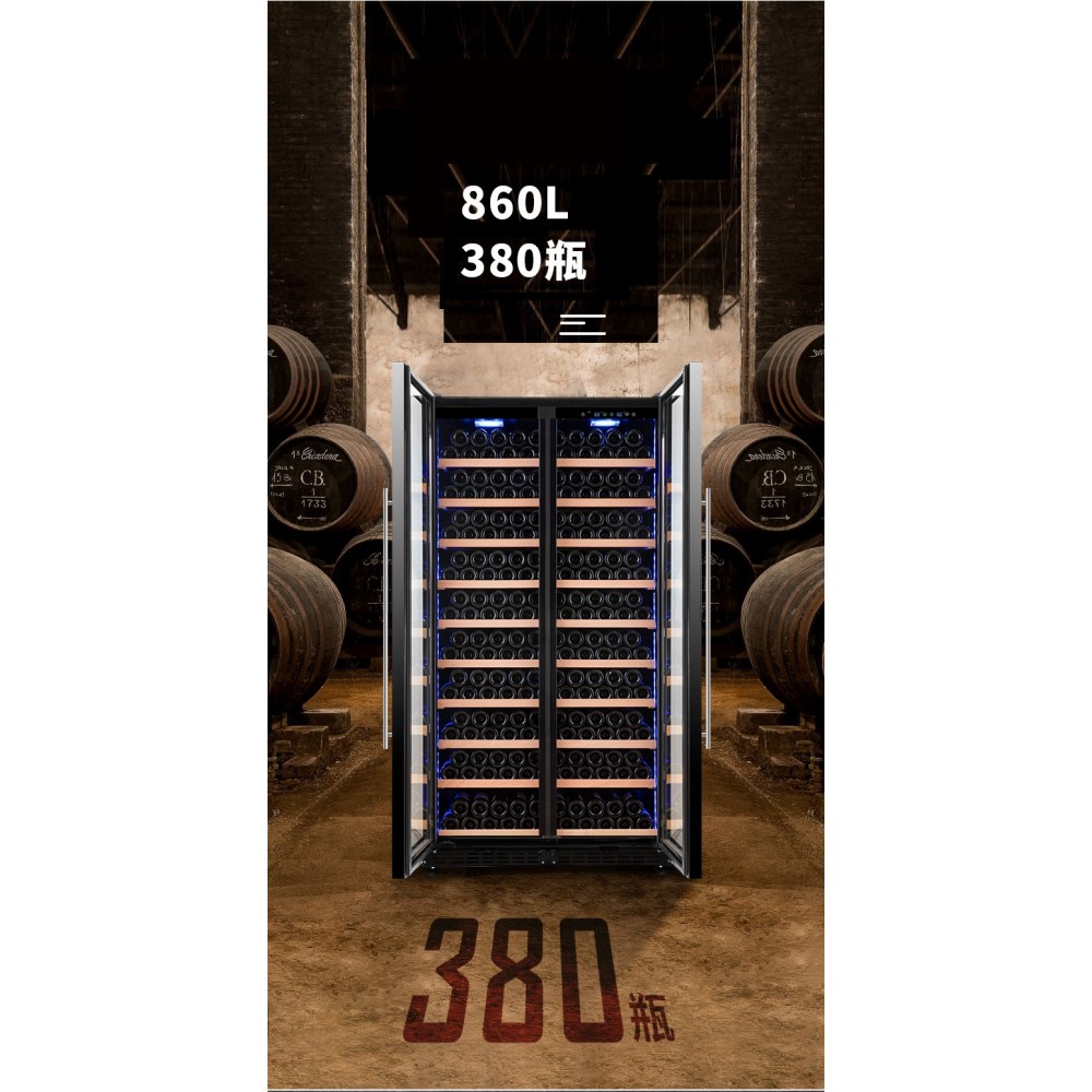 Винный шкаф на 380 мест 860L